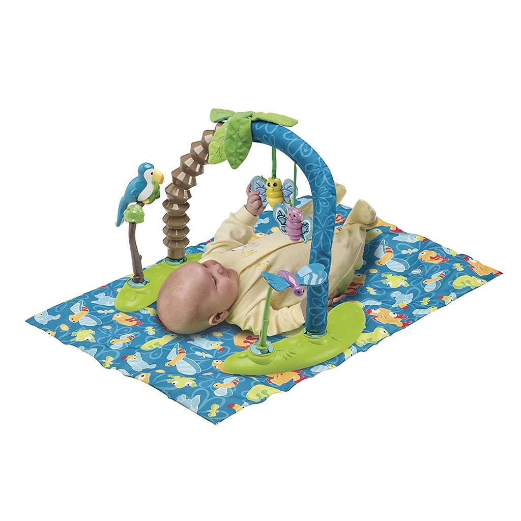 Evenflo ExerSaucer Jump & Learn Baby Bouncer Triple Fun Life In The Amazon - Easy Pharmacy LLC