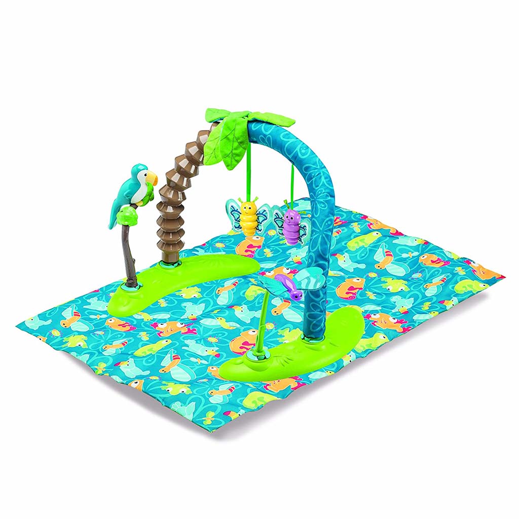 Evenflo ExerSaucer Jump & Learn Baby Bouncer Triple Fun Life In The Amazon - Easy Pharmacy LLC