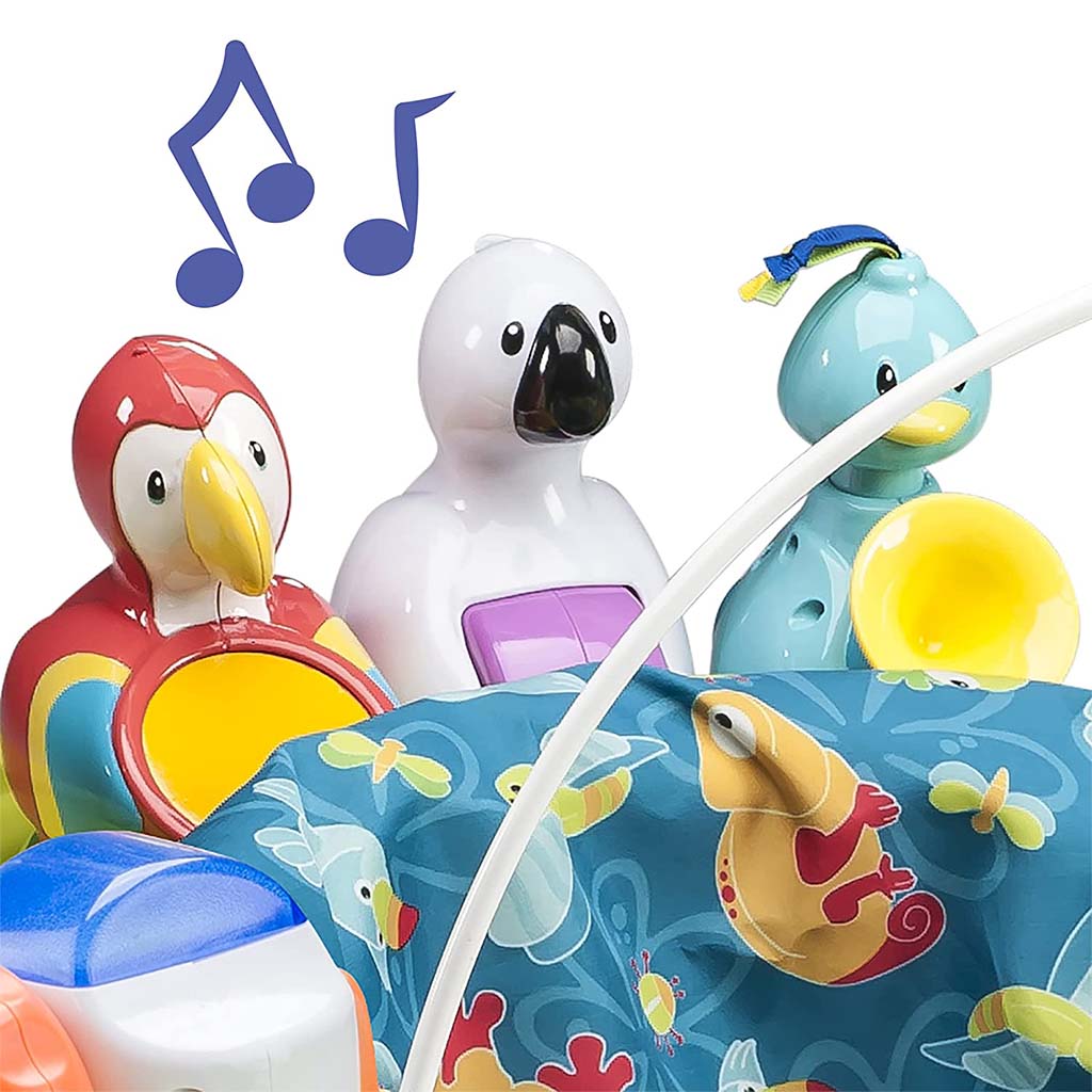 Evenflo ExerSaucer Jump & Learn Baby Bouncer Triple Fun Life In The Amazon - Easy Pharmacy LLC