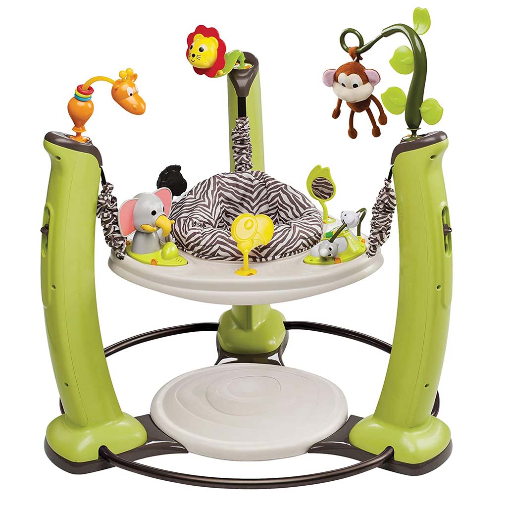 Evenflo ExerSaucer Jump & Learn Baby Bouncer Jungle Quest - Easy Pharmacy LLC