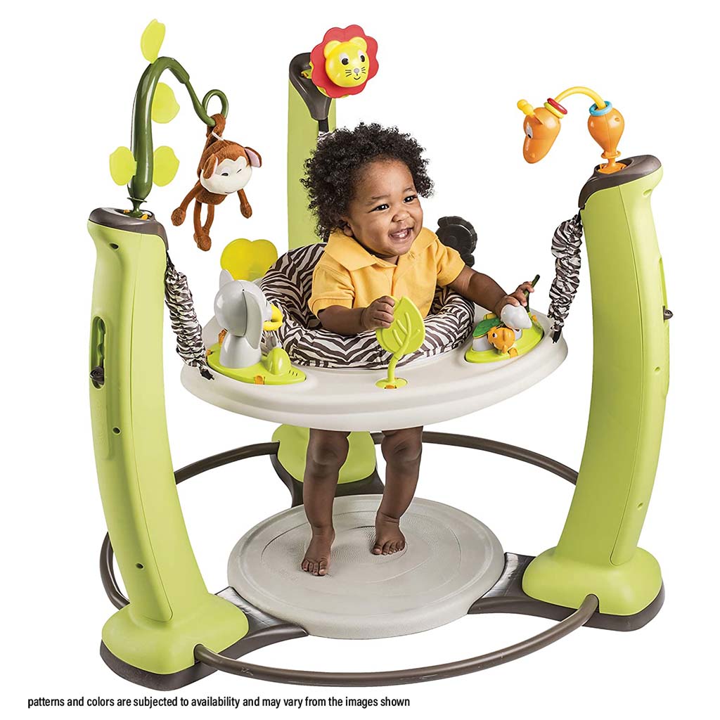 Evenflo ExerSaucer Jump & Learn Baby Bouncer Jungle Quest - Easy Pharmacy LLC
