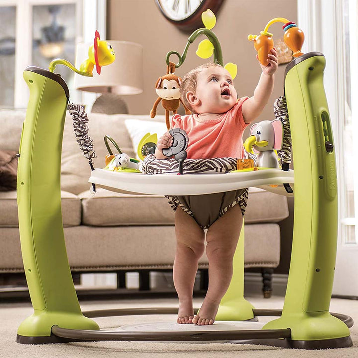 Evenflo ExerSaucer Jump & Learn Baby Bouncer Jungle Quest - Easy Pharmacy LLC
