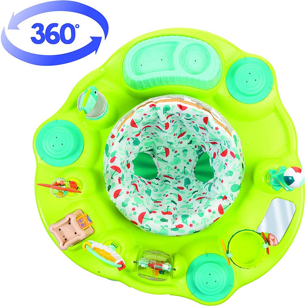 Evenflo ExerSaucer Jump & Learn Baby Bouncer Seaside Splash - Easy Pharmacy LLC
