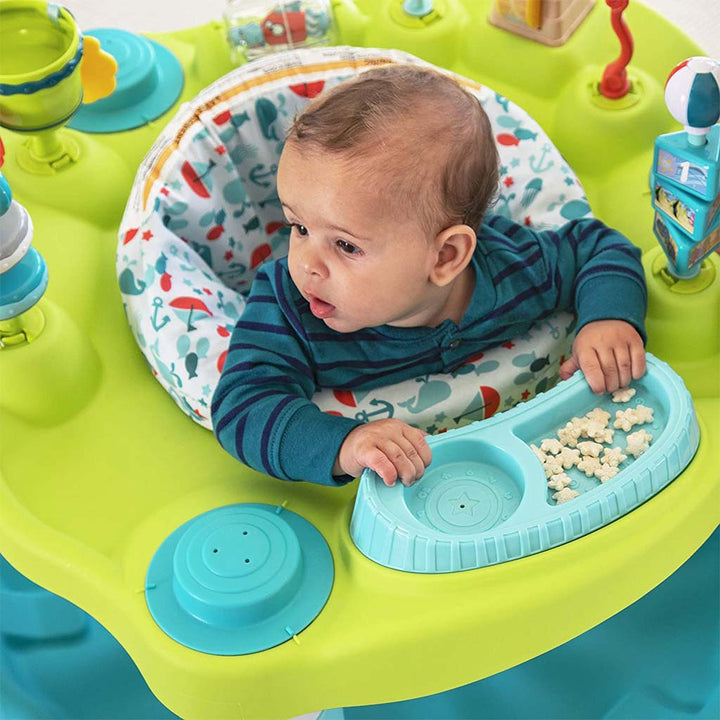 Evenflo ExerSaucer Jump & Learn Baby Bouncer Seaside Splash - Easy Pharmacy LLC