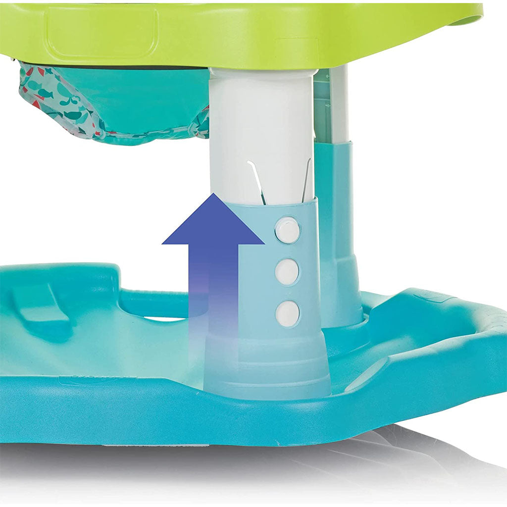 Evenflo ExerSaucer Jump & Learn Baby Bouncer Seaside Splash - Easy Pharmacy LLC