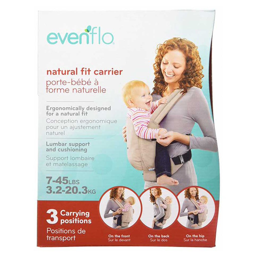 Evenflo Natural Fit Baby Carrier Khaki & Orange - Easy Pharmacy LLC
