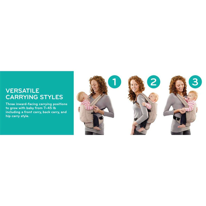 Evenflo Natural Fit Baby Carrier Khaki & Orange - Easy Pharmacy LLC