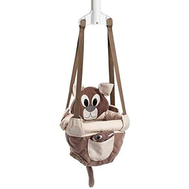 Evenflo ExerSaucer Doorway Jumper Roo In Brown - Easy Pharmacy LLC
