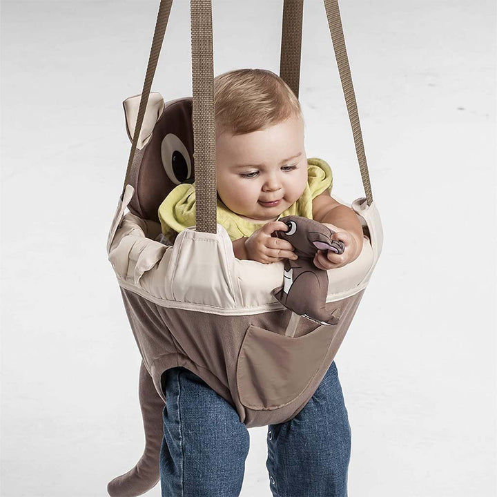Evenflo ExerSaucer Doorway Jumper Roo In Brown - Easy Pharmacy LLC