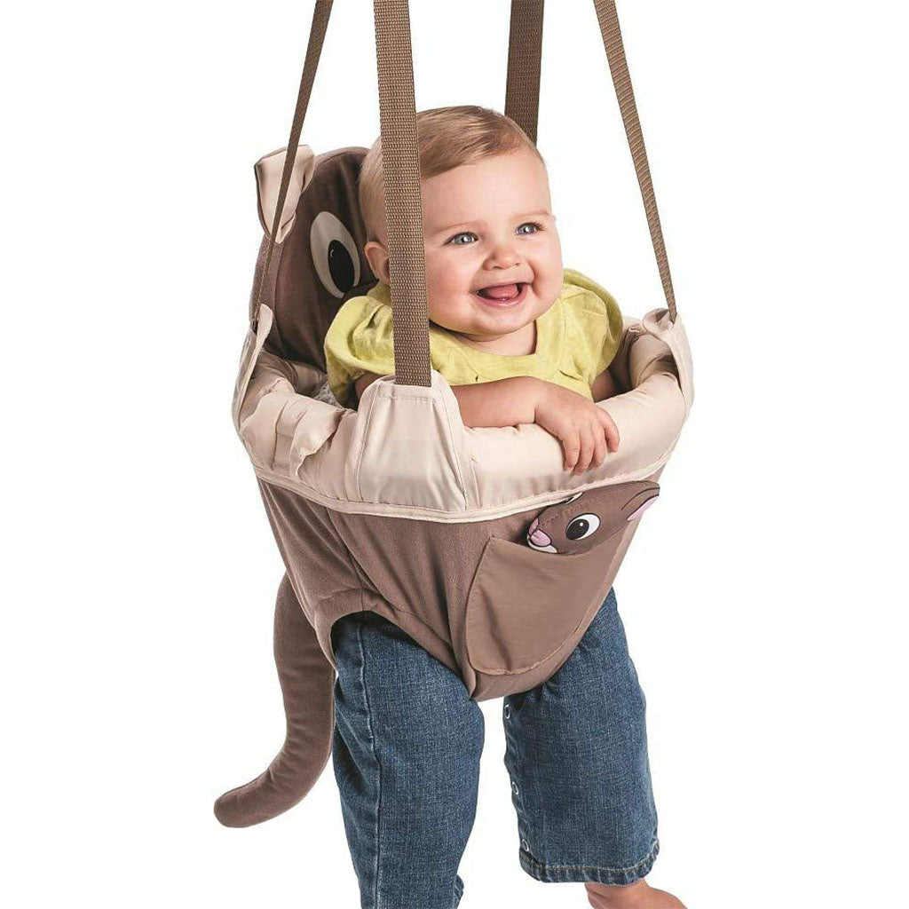 Evenflo ExerSaucer Doorway Jumper Roo In Brown - Easy Pharmacy LLC