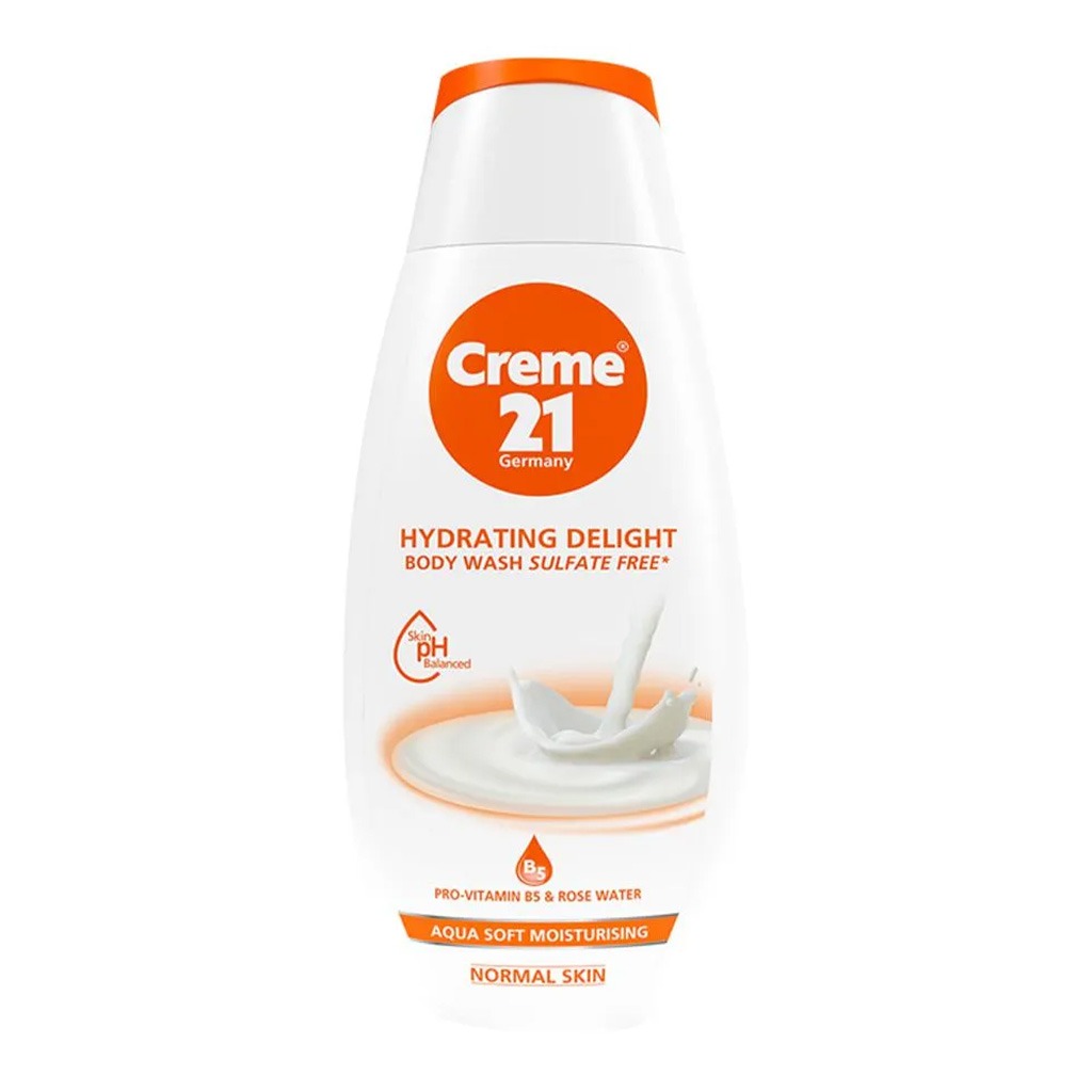 Creme 21 Hydrating Delight Aqua Soft Moisturizing Sulphate-Free Body Wash For Normal Skin 250ml - Easy Pharmacy LLC