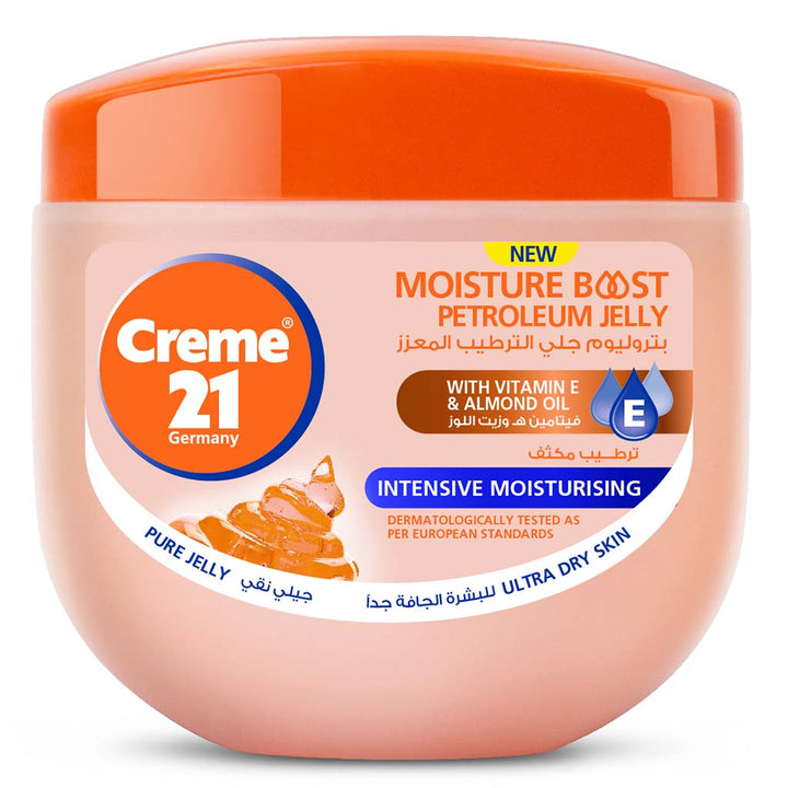 Creme 21 Intensive Moisurizing Petroleum Jelly For Ultra Dry Skin 300ml - Easy Pharmacy LLC