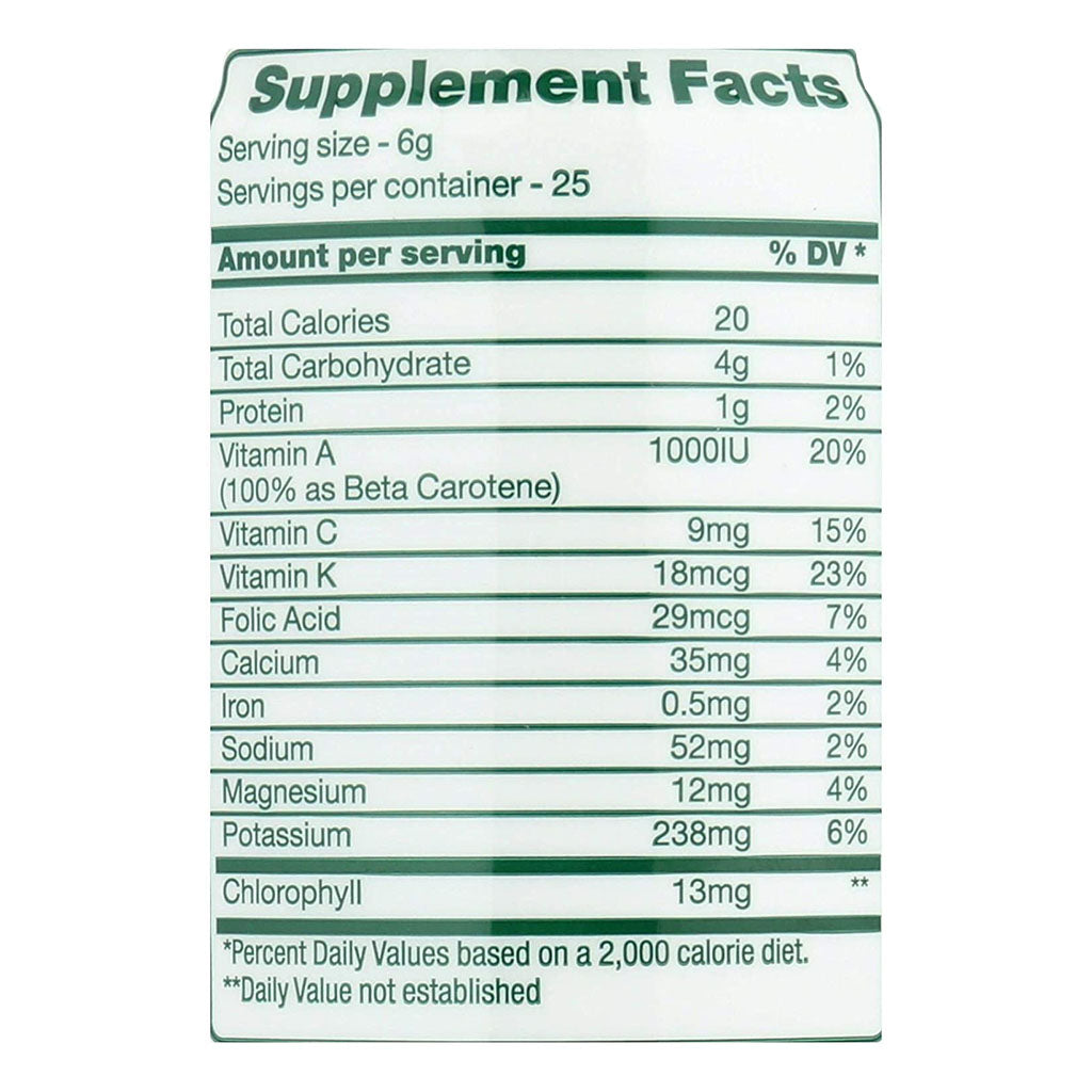Green Foods Nature's Finest Green Magma Organic & Raw Barley Grass Juice Powder 150g - Easy Pharmacy LLC