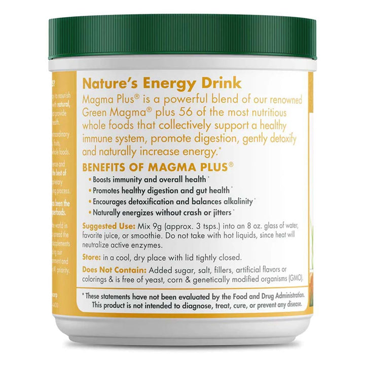 Green Foods All Natural Magma Plus Energizing Superfood Drink Powder 150g - Easy Pharmacy LLC