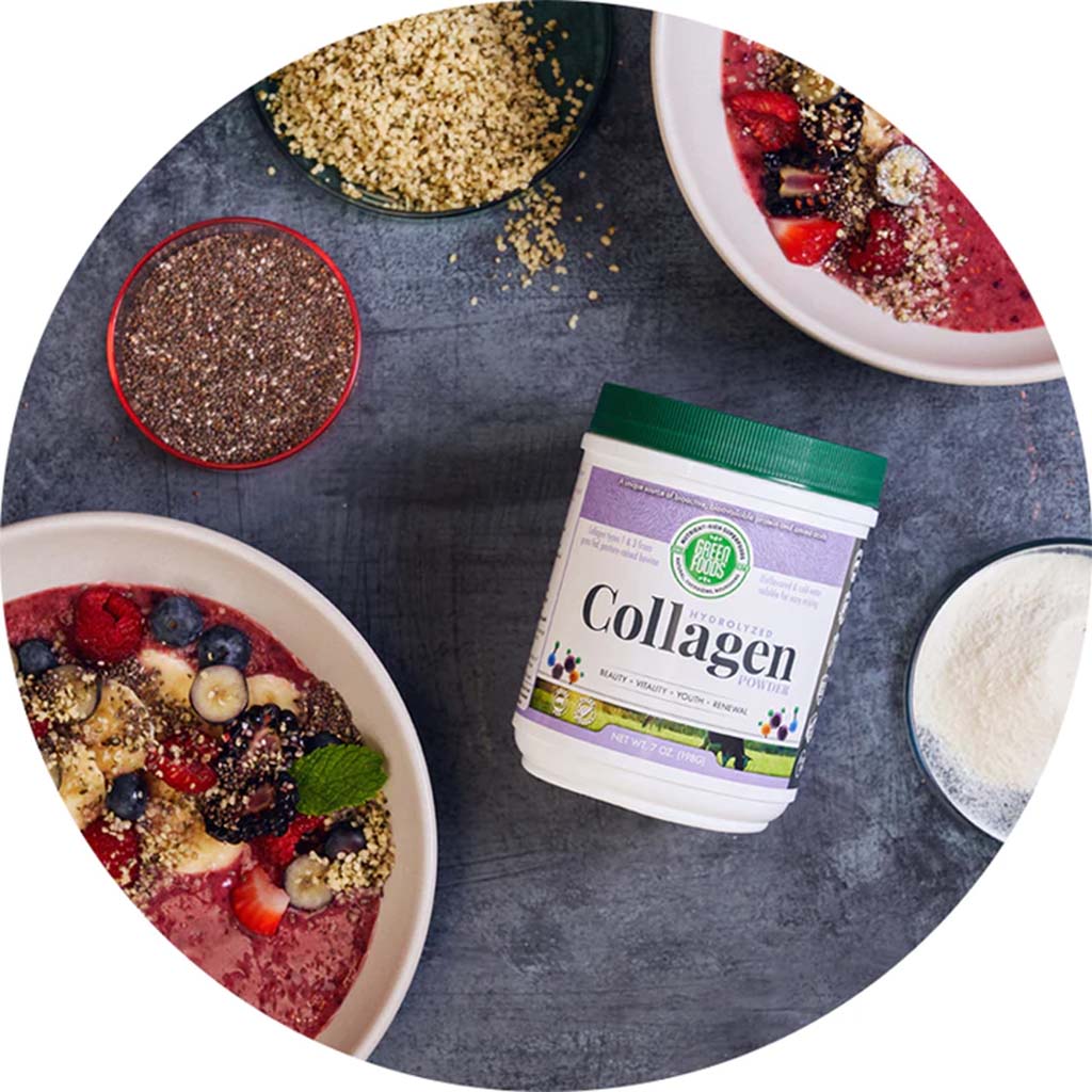 Green Foods Hydrolyzed Collagen Powder 198g - Easy Pharmacy LLC