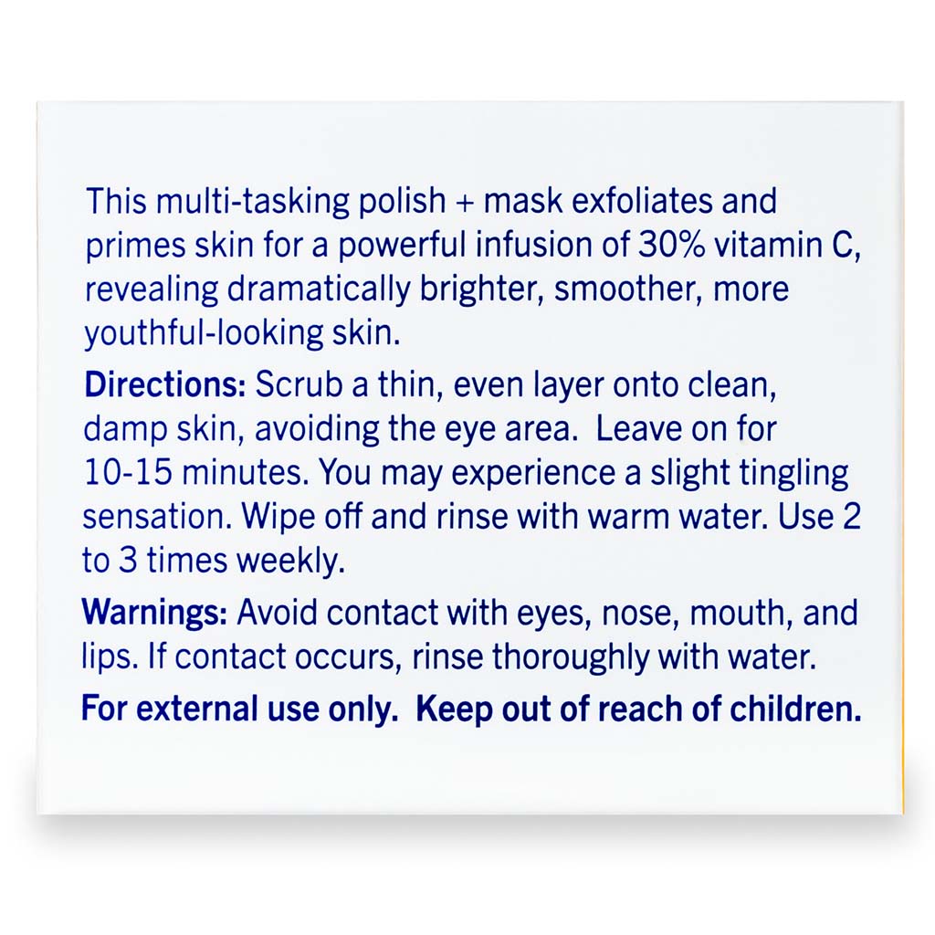 Obagi Professional-C 30% L-Ascorbic Acid 2-in-1 Brightening Microdermabrasion Polish + Face Mask 80g - Easy Pharmacy LLC