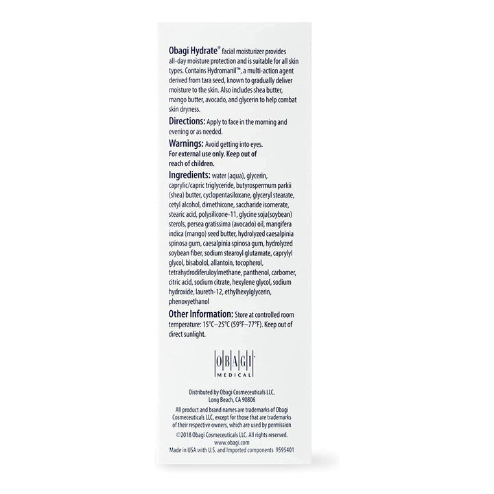 Obagi Hydrate 8-Hour Facial Moisturizer 48g - Easy Pharmacy LLC