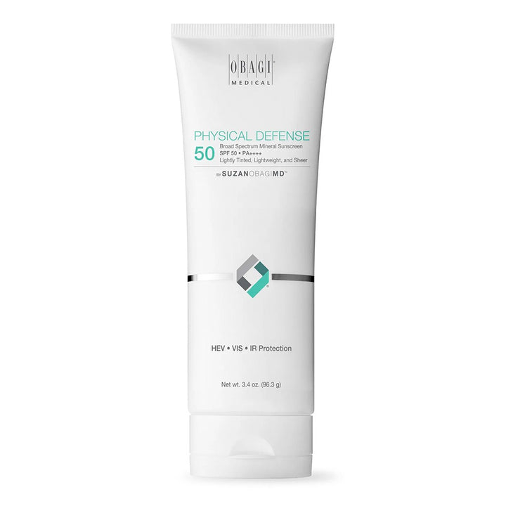 Obagi Medical Physical Defense SPF50 PA++++ Broad Spectrum Mineral Sunscreen Cream Tinted 96.3g - Easy Pharmacy LLC