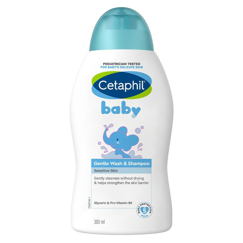 Cetaphil Baby Daily Lotion With Shea Butter & Baby Gentle Wash & Shampoo For Sensitive Skin 300ml, Pack of 2's PROMO PACK - Easy Pharmacy LLC