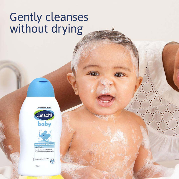 Cetaphil Baby Daily Lotion With Shea Butter & Baby Gentle Wash & Shampoo For Sensitive Skin 300ml, Pack of 2's PROMO PACK - Easy Pharmacy LLC