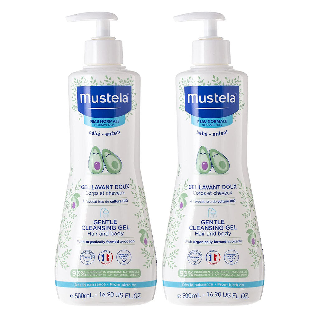 Mustela Baby Gentle Cleansing Gel, Hair & Body Wash For Normal Skin, Promo Pack of 2's - Easy Pharmacy LLC