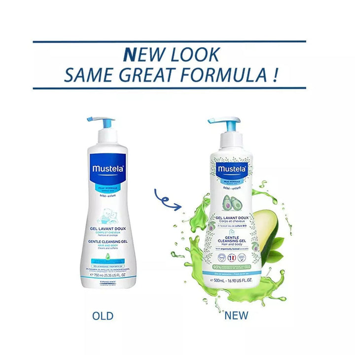 Mustela Baby Gentle Cleansing Gel, Hair & Body Wash For Normal Skin, Promo Pack of 2's - Easy Pharmacy LLC