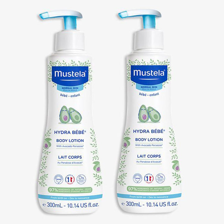 Mustela Baby Hydra Bebe Soothing Moisturizing Body Lotion For Normal Skin 300ml, Promo Pack of 2's - Easy Pharmacy LLC
