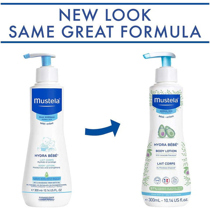 Mustela Baby Hydra Bebe Soothing Moisturizing Body Lotion For Normal Skin 300ml, Promo Pack of 2's - Easy Pharmacy LLC