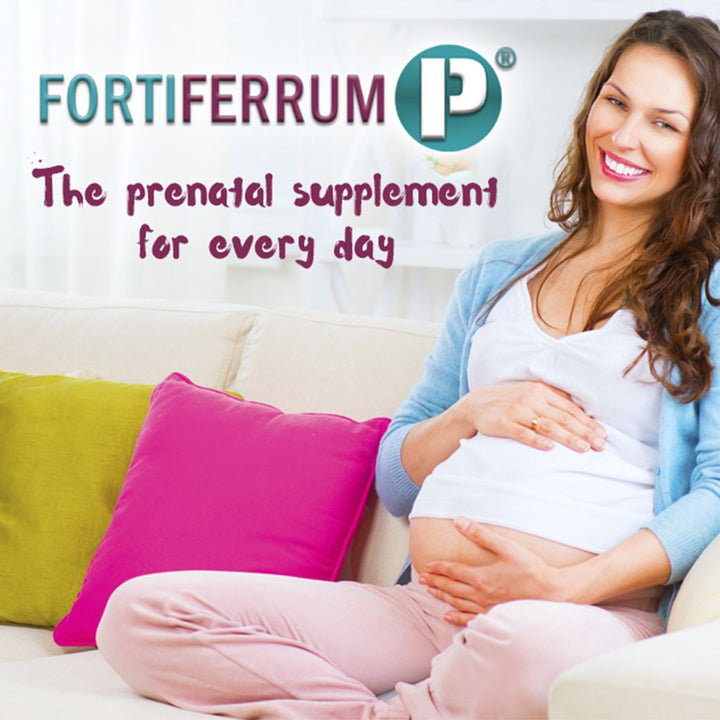 Fortiferrum P Liposomal Iron Supplement Sachets For Pregnancy With Fiber, Vitamins & Folic Acid, Pack of 30's - Easy Pharmacy LLC