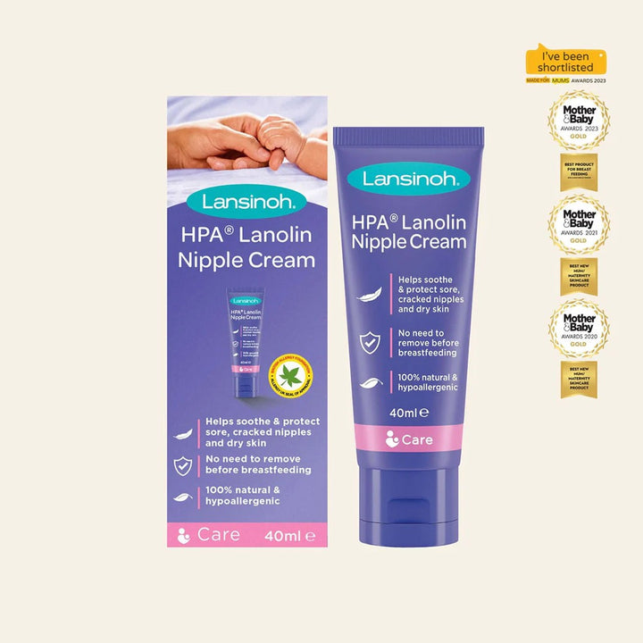 Lansinoh 100% HPA Lanolin Nipple Cream For Sore Nipples & Dry Cracked Skin 40ml - Easy Pharmacy LLC