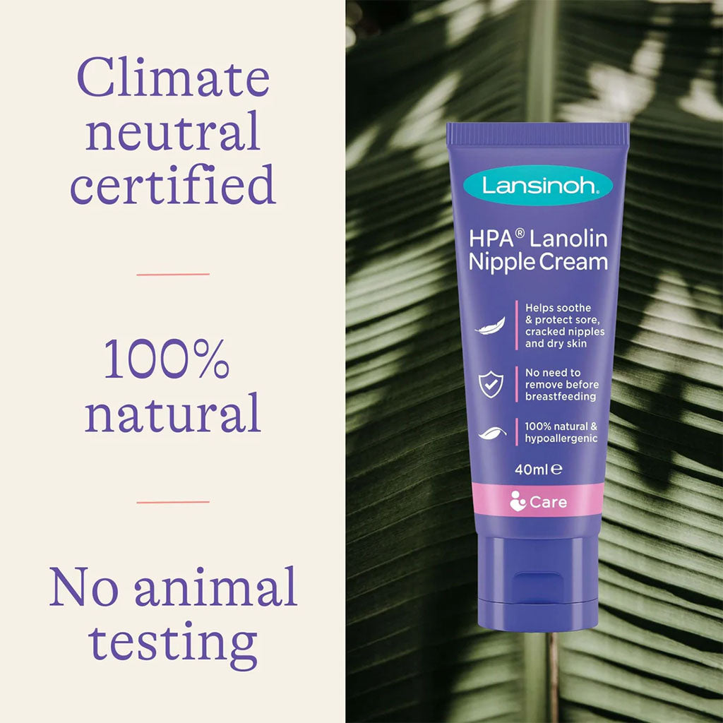 Lansinoh 100% HPA Lanolin Nipple Cream For Sore Nipples & Dry Cracked Skin 40ml - Easy Pharmacy LLC