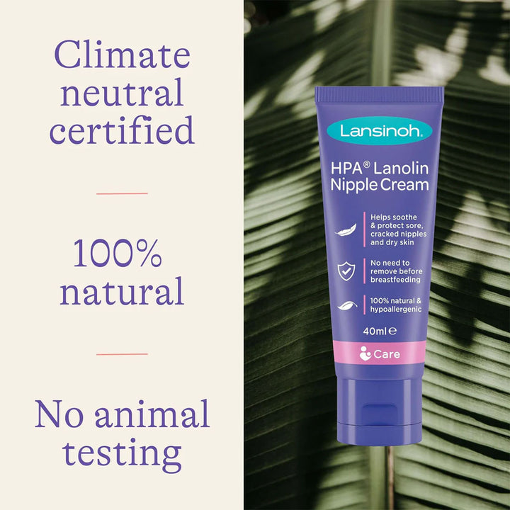 Lansinoh 100% HPA Lanolin Nipple Cream For Sore Nipples & Dry Cracked Skin 40ml - Easy Pharmacy LLC