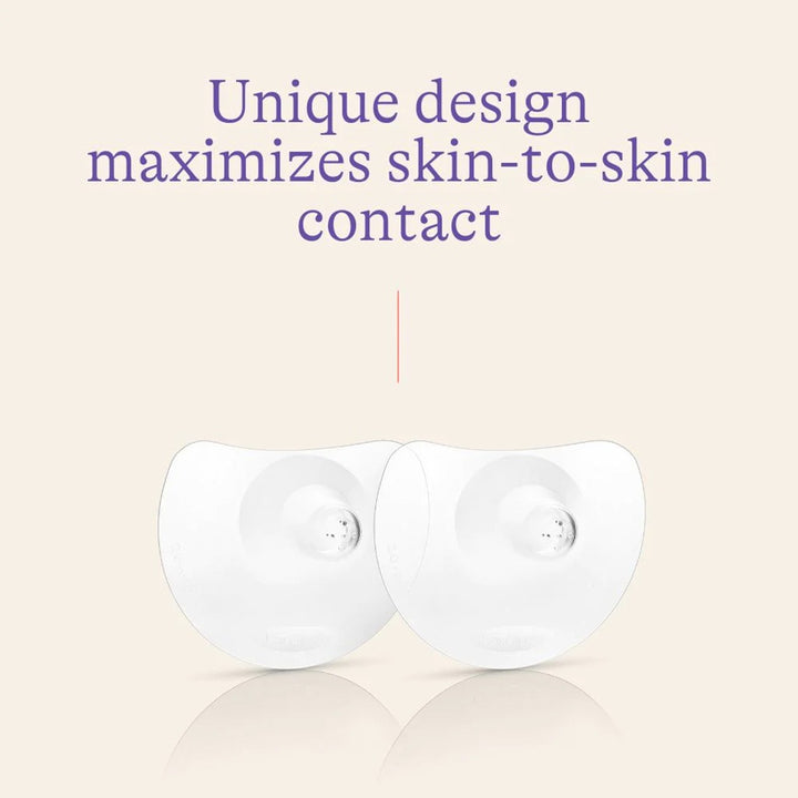 Lansinoh Contact Nipple Shields With Protective Case For Breastfeeding Moms, Size 2, 24mm, Pack of 2's - Easy Pharmacy LLC