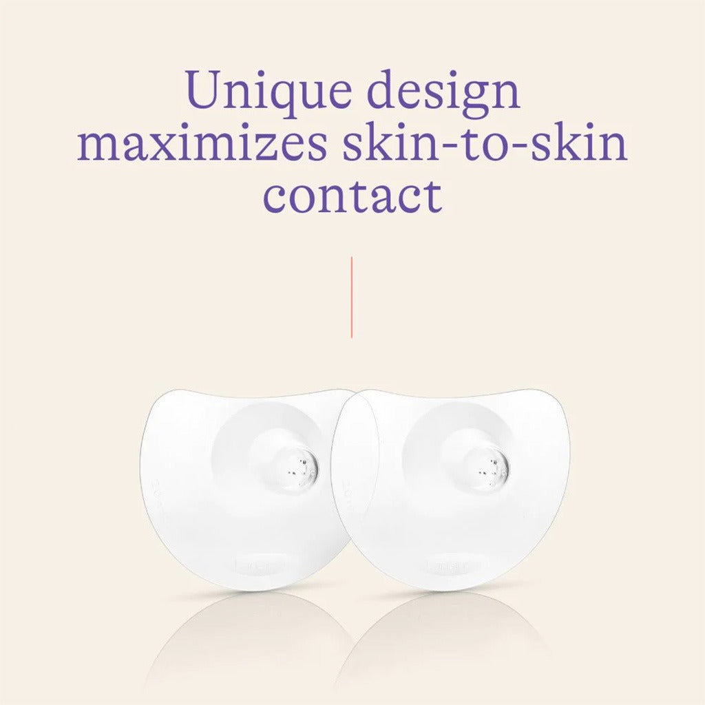 Lansinoh Contact Nipple Shields With Protective Case For Breastfeeding Moms, Size 1, 20mm, Pack of 2's - Easy Pharmacy LLC