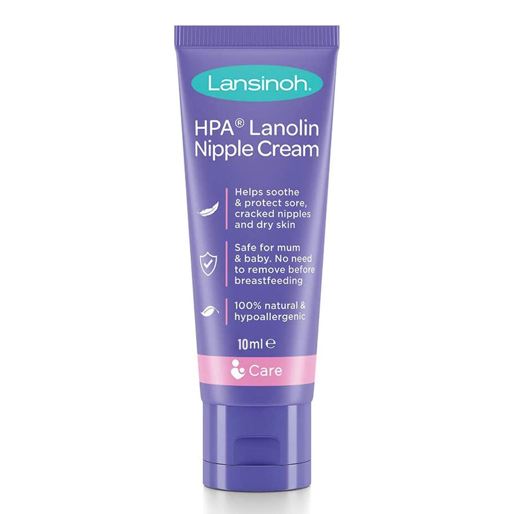 Lansinoh 100% HPA Lanolin Nipple Cream For Sore Nipples & Dry Cracked Skin 10ml - Easy Pharmacy LLC