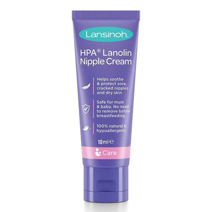 Lansinoh 100% HPA Lanolin Nipple Cream For Sore Nipples & Dry Cracked Skin 10ml - Easy Pharmacy LLC