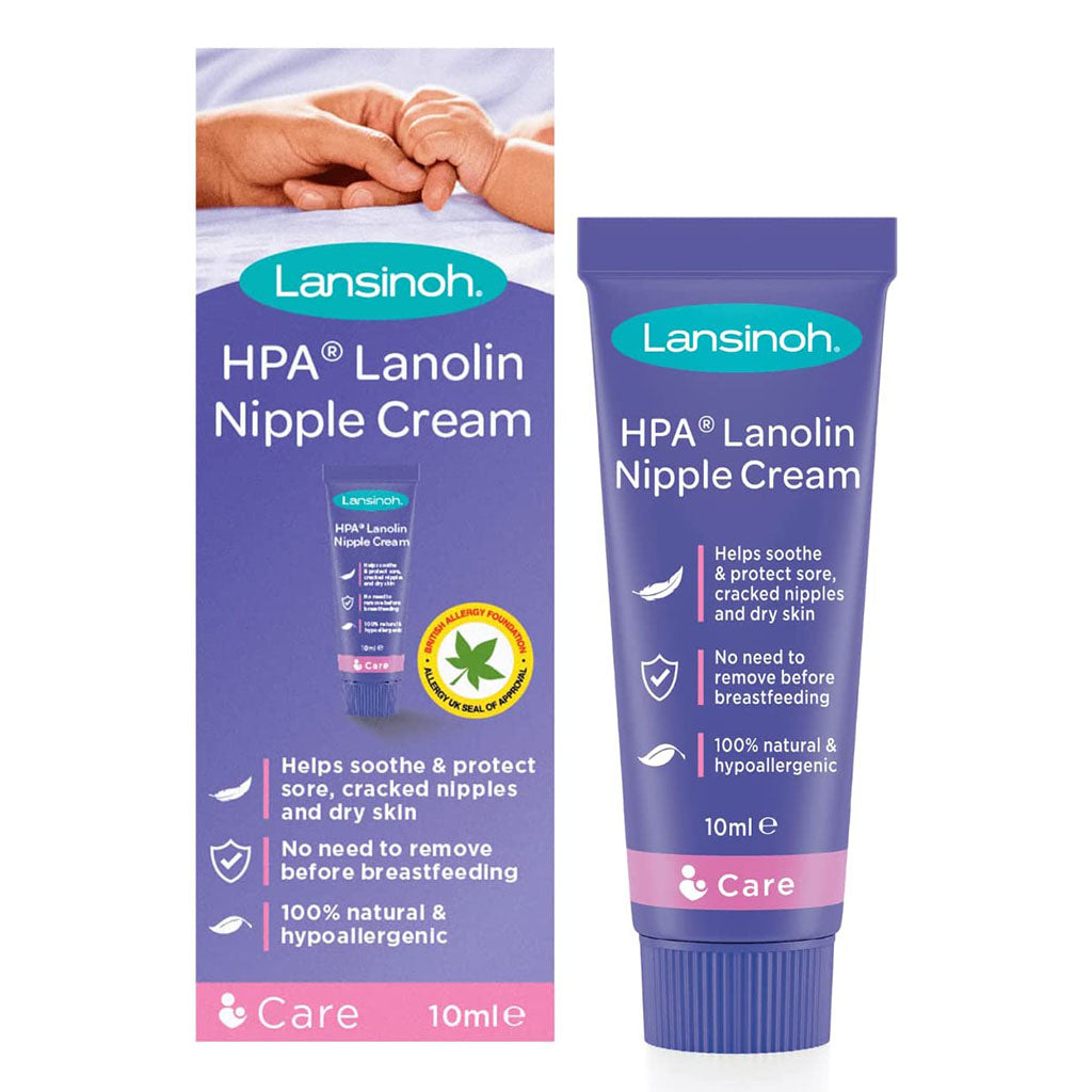 Lansinoh 100% HPA Lanolin Nipple Cream For Sore Nipples & Dry Cracked Skin 10ml - Easy Pharmacy LLC