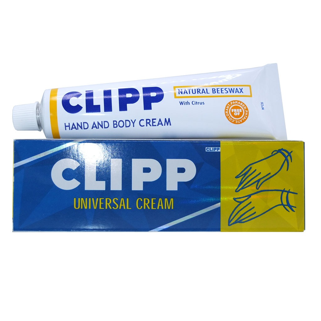 Clipp Universal Paraben-Free Hand And Body Cream With Natural Beeswax 62g - Easy Pharmacy LLC