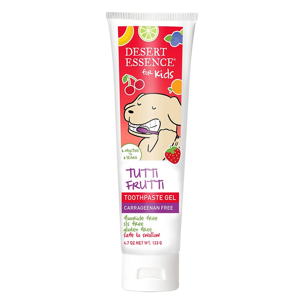 Desert Essence Tutti Frutti Fluoride-Free Kids Gel Toothpaste 133g - Easy Pharmacy LLC