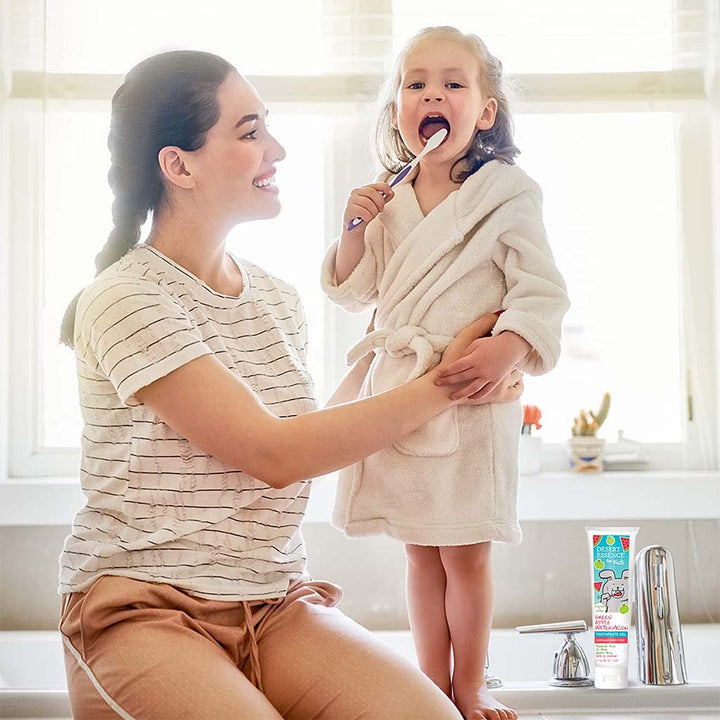 Desert Essence Green Apple & Watermelon Fluoride-Free Kids Gel Toothpaste 133g - Easy Pharmacy LLC