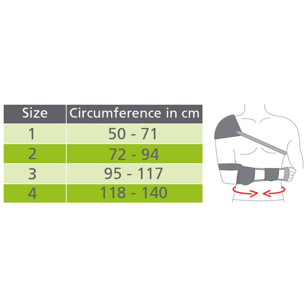 Thuasne Immo Shoulder Immobilisation Sling Size 1, Black, 244001 - Easy Pharmacy LLC