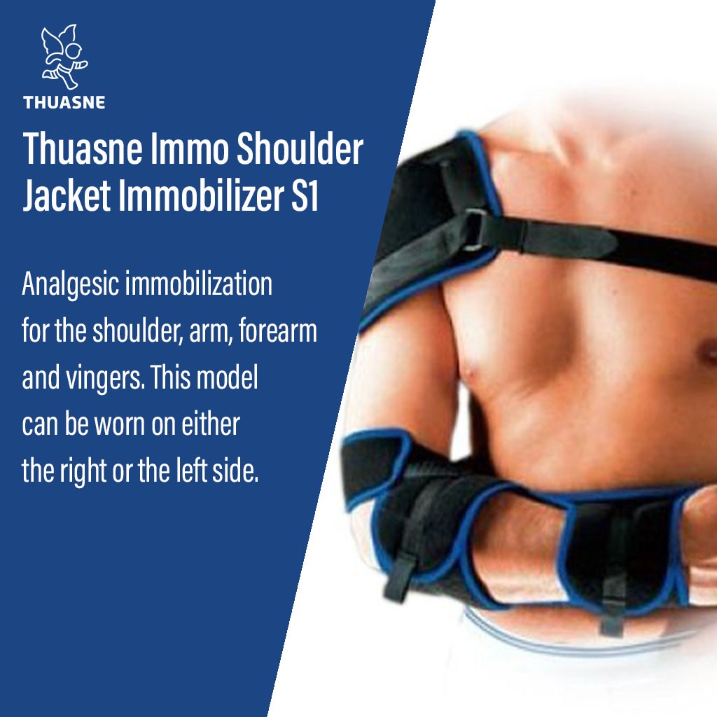 Thuasne Immo Shoulder Immobilisation Sling Size 3, Black, 244001 - Easy Pharmacy LLC