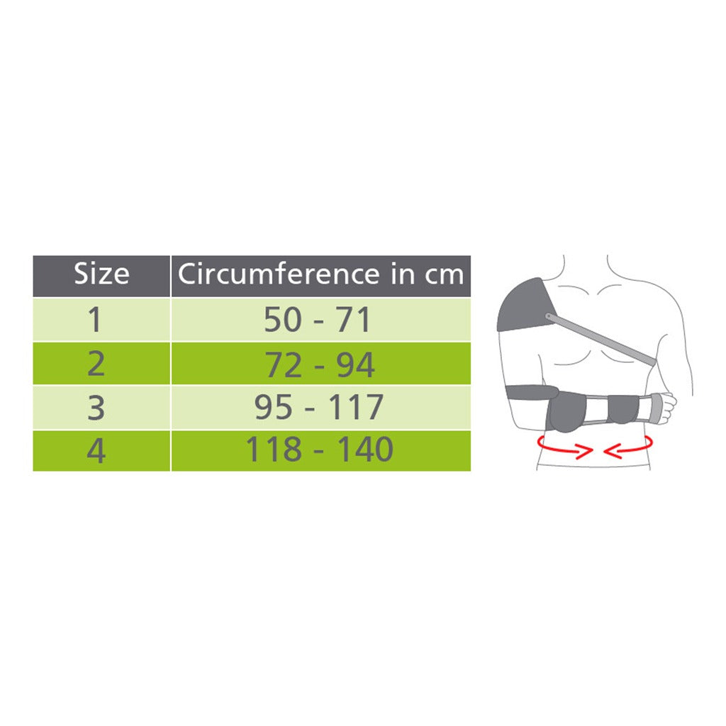 Thuasne Immo Shoulder Immobilisation Sling Size 4, Black, 244001 - Easy Pharmacy LLC