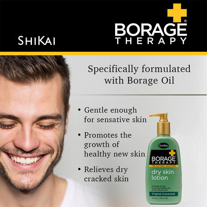 ShiKai Borage Therapy The Dry Skin Solution Original Unscented Dry Skin Lotion 238ml - Easy Pharmacy LLC