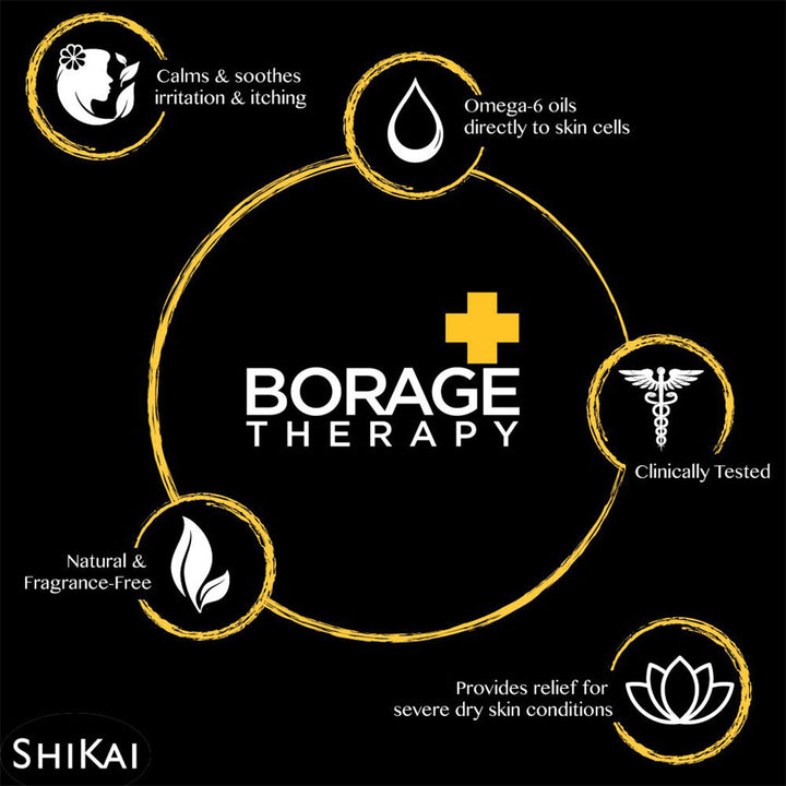 ShiKai Borage Therapy The Dry Skin Solution Advanced Formula Fragrance-Free Lotion 238ml - Easy Pharmacy LLC