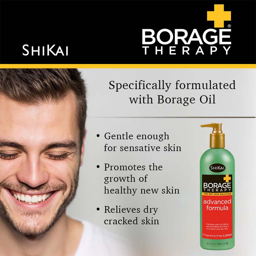 ShiKai Borage Therapy The Dry Skin Solution Advanced Formula Fragrance-Free Lotion 480ml - Easy Pharmacy LLC