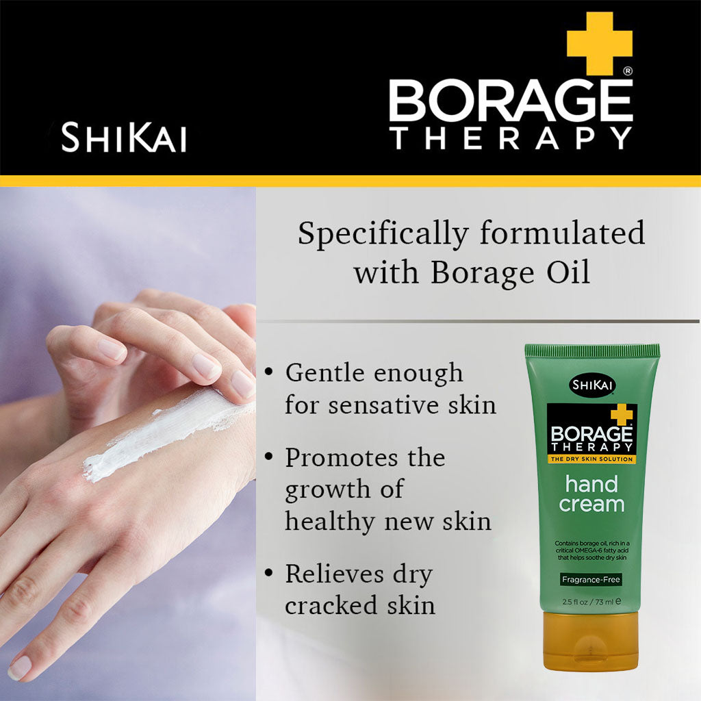 ShiKai Borage Therapy The Dry Skin Solution Fragrance-Free Hand Cream 73ml - Easy Pharmacy LLC