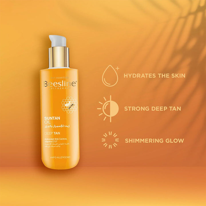 Beesline Apitherapy Deep Suntan Oil 200ml - Easy Pharmacy LLC