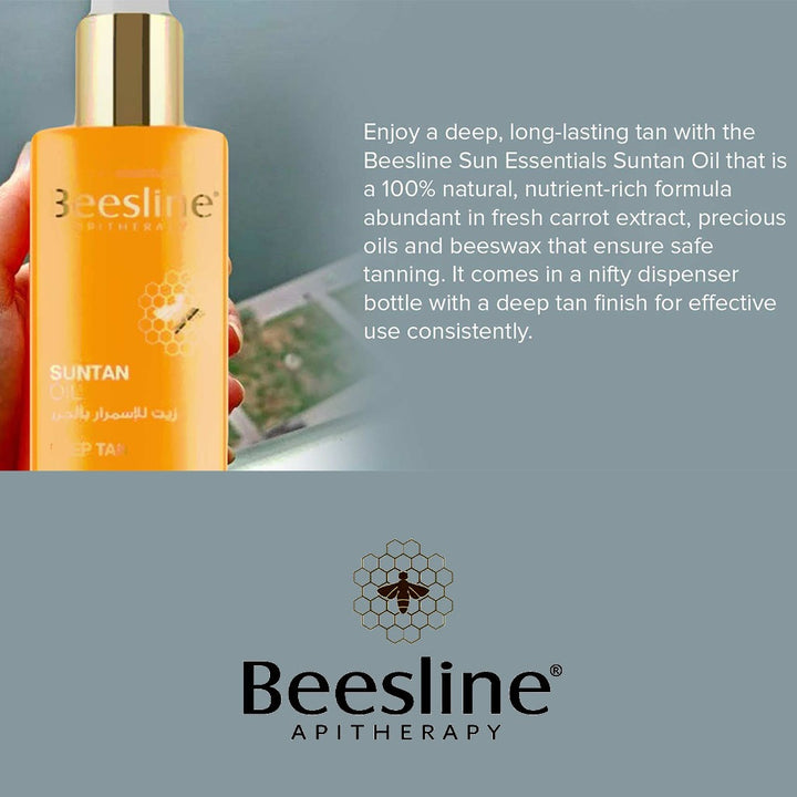 Beesline Apitherapy Deep Suntan Oil 200ml - Easy Pharmacy LLC