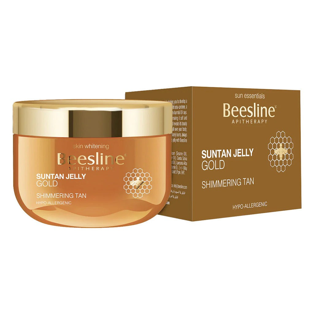 Beesline Shimmering Tan Suntan Jelly Gold 150ml - Easy Pharmacy LLC